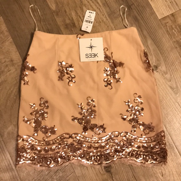 SEEK The Label Sequin Skirt - Picture 1 of 6
